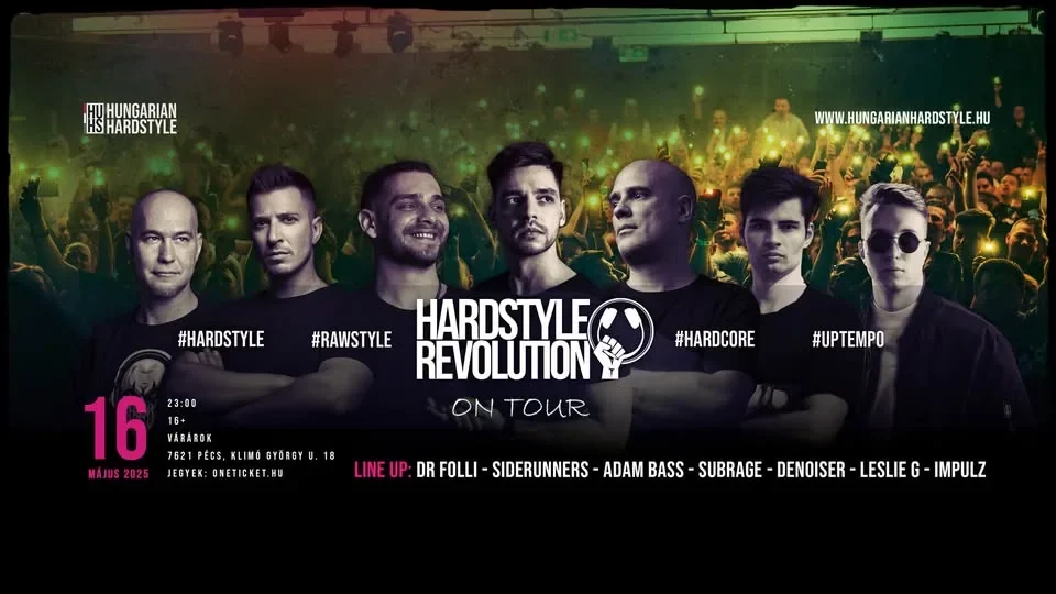Hardstyle Revolution On Tour: Pécs eseménygrafikája