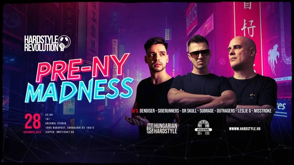 Hardstyle Revolution: Pre-NYE Madness eseménygrafikája