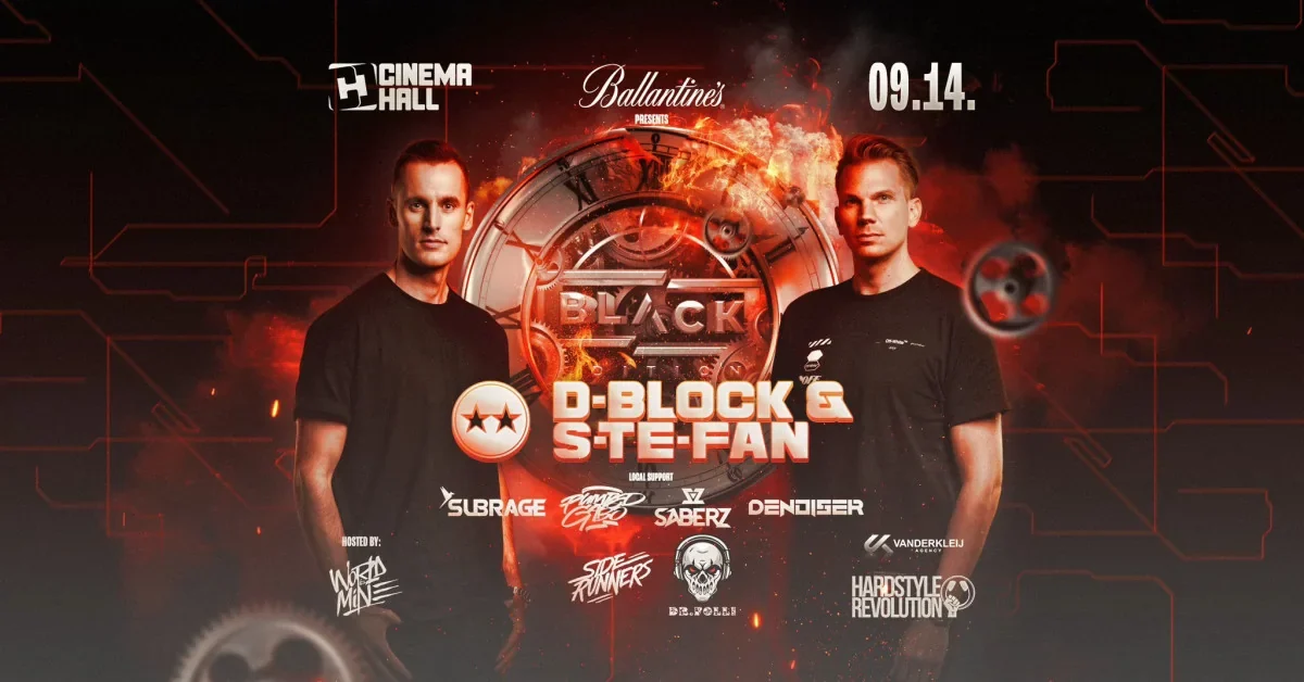 BLACK Edition: D-Block & S-te-Fan (NL) eseménygrafikája