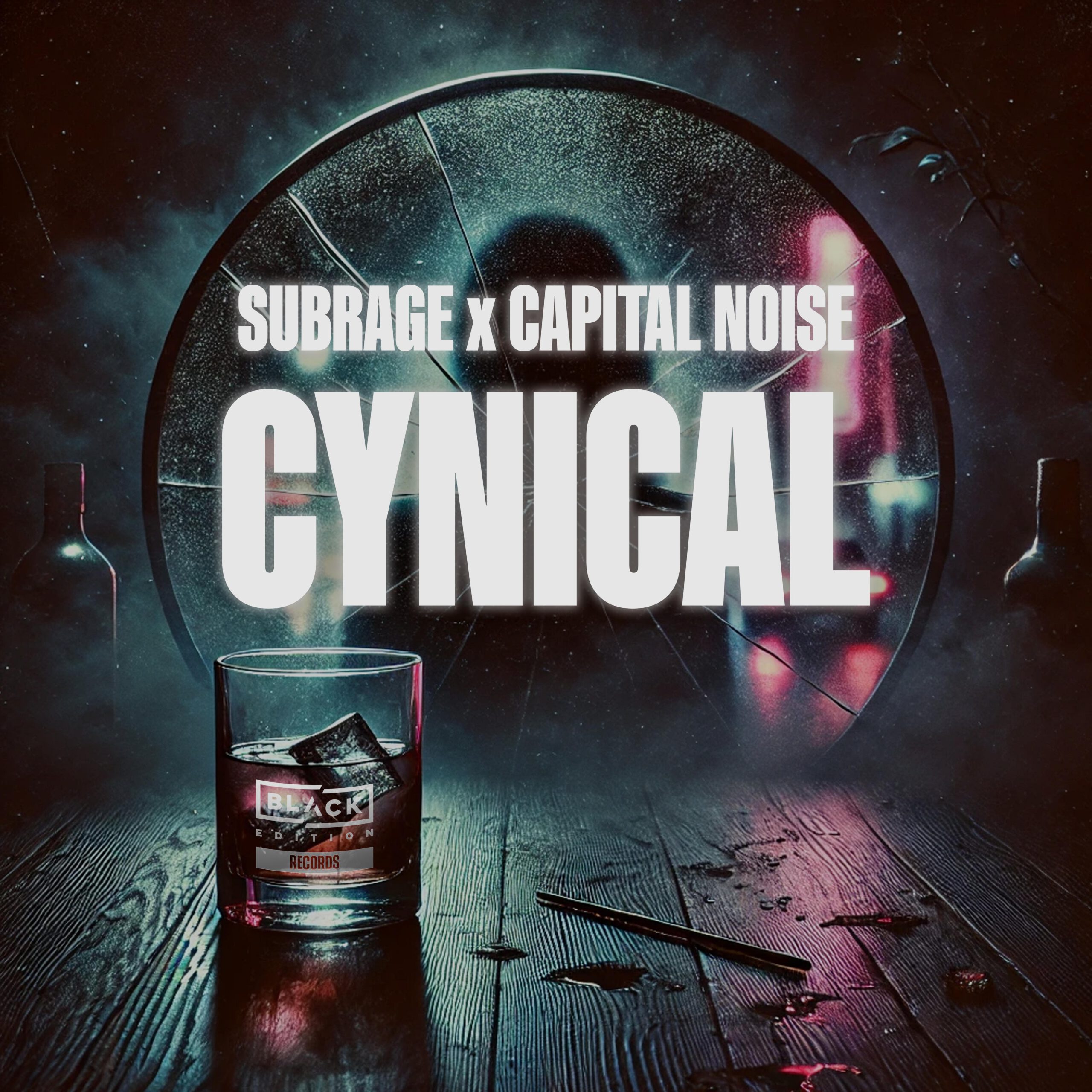 Cover art of the song "Cynical" by Subrage & Capital Noise