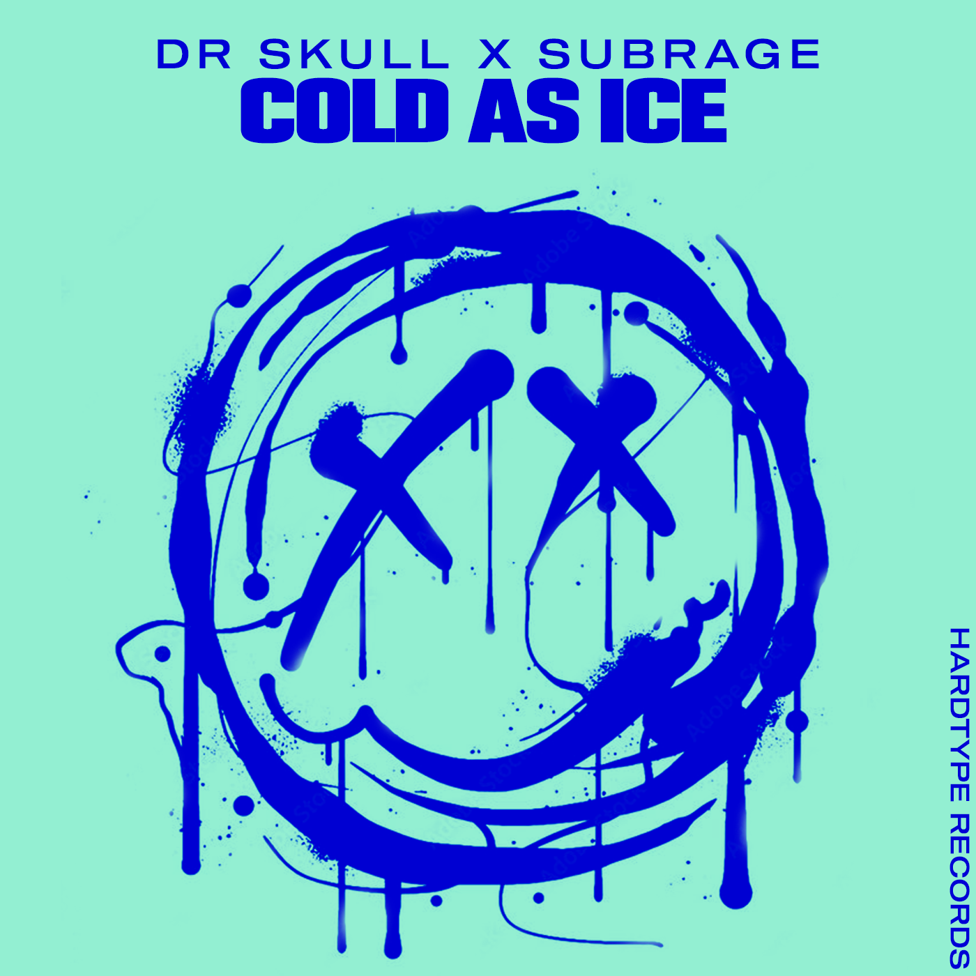 Cover art of the song "Cold As Ice" by Dr Skull and Subrage