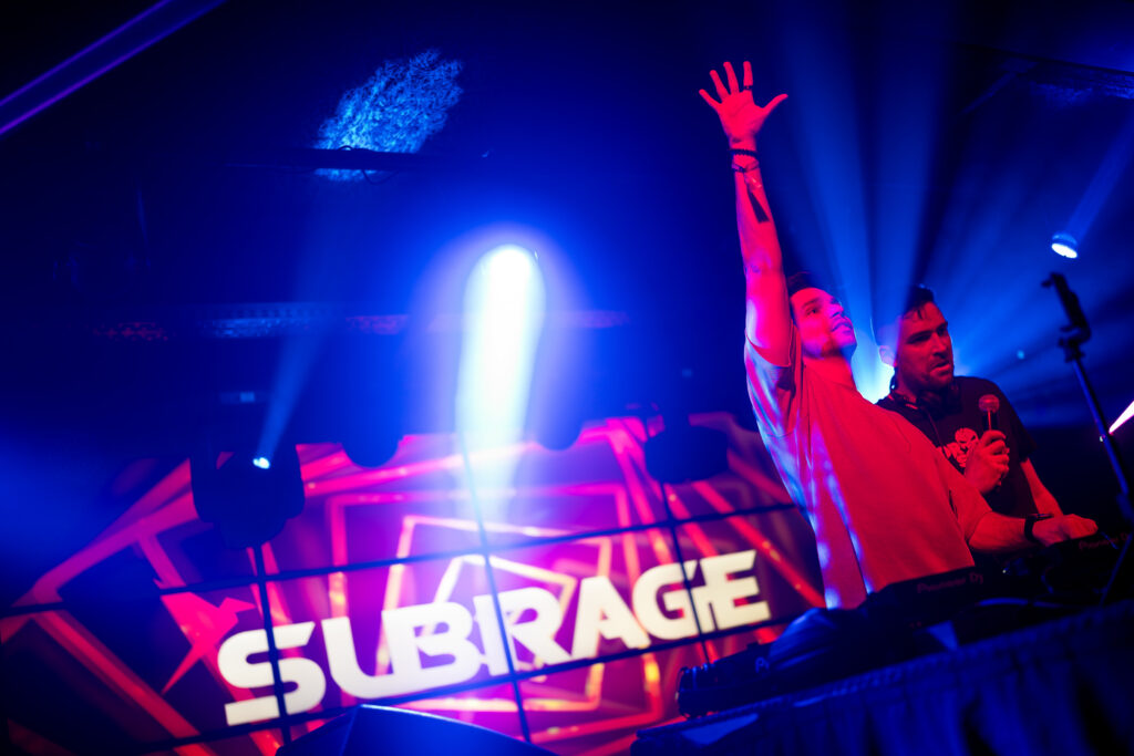 About 2 Subrage Perfoming in a Music Club